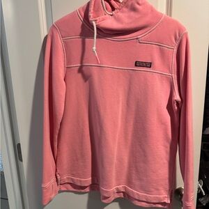 Vineyard Vines Pink Cowl Neck Sweater